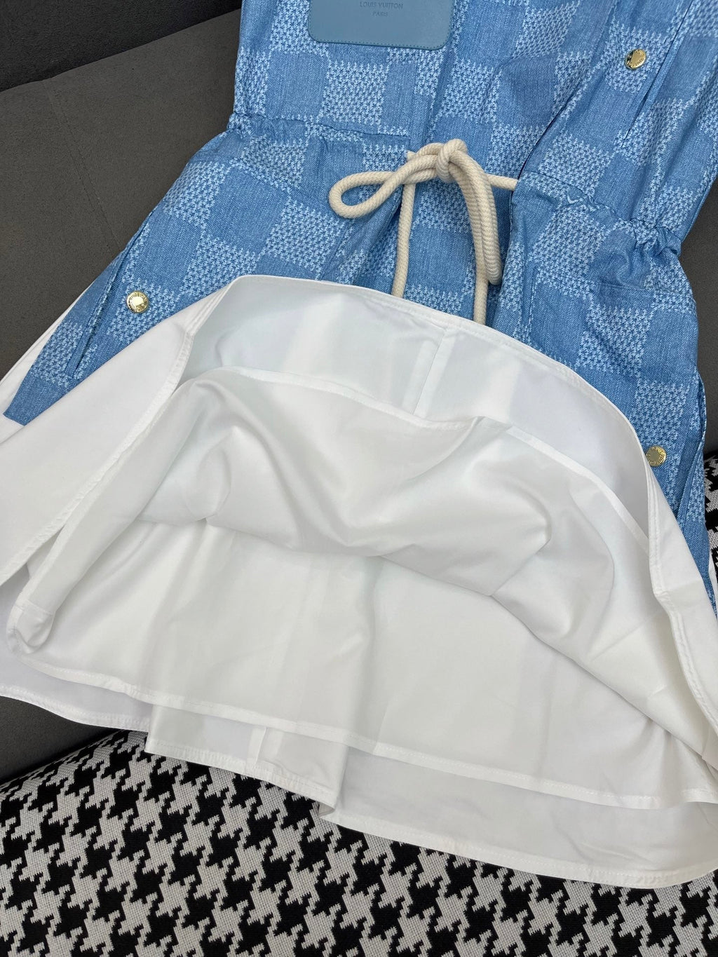 LOUIS VUITTON LV TANK DRESS BLUE 25S IN POLYESTER 266630