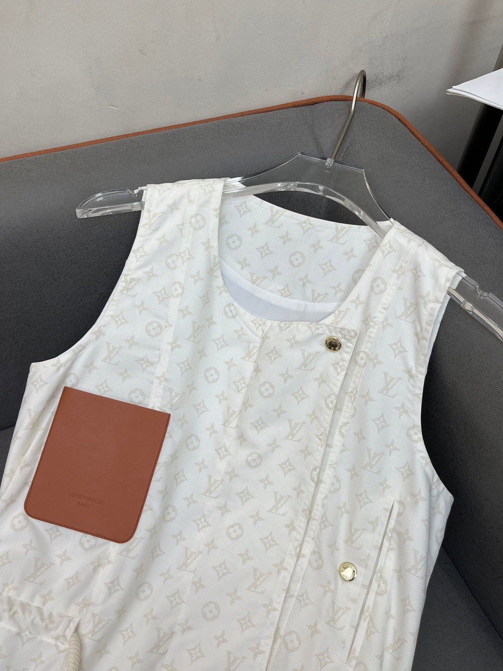 LOUIS VUITTON LV TANK DRESS 25S IN POLYESTER 266632