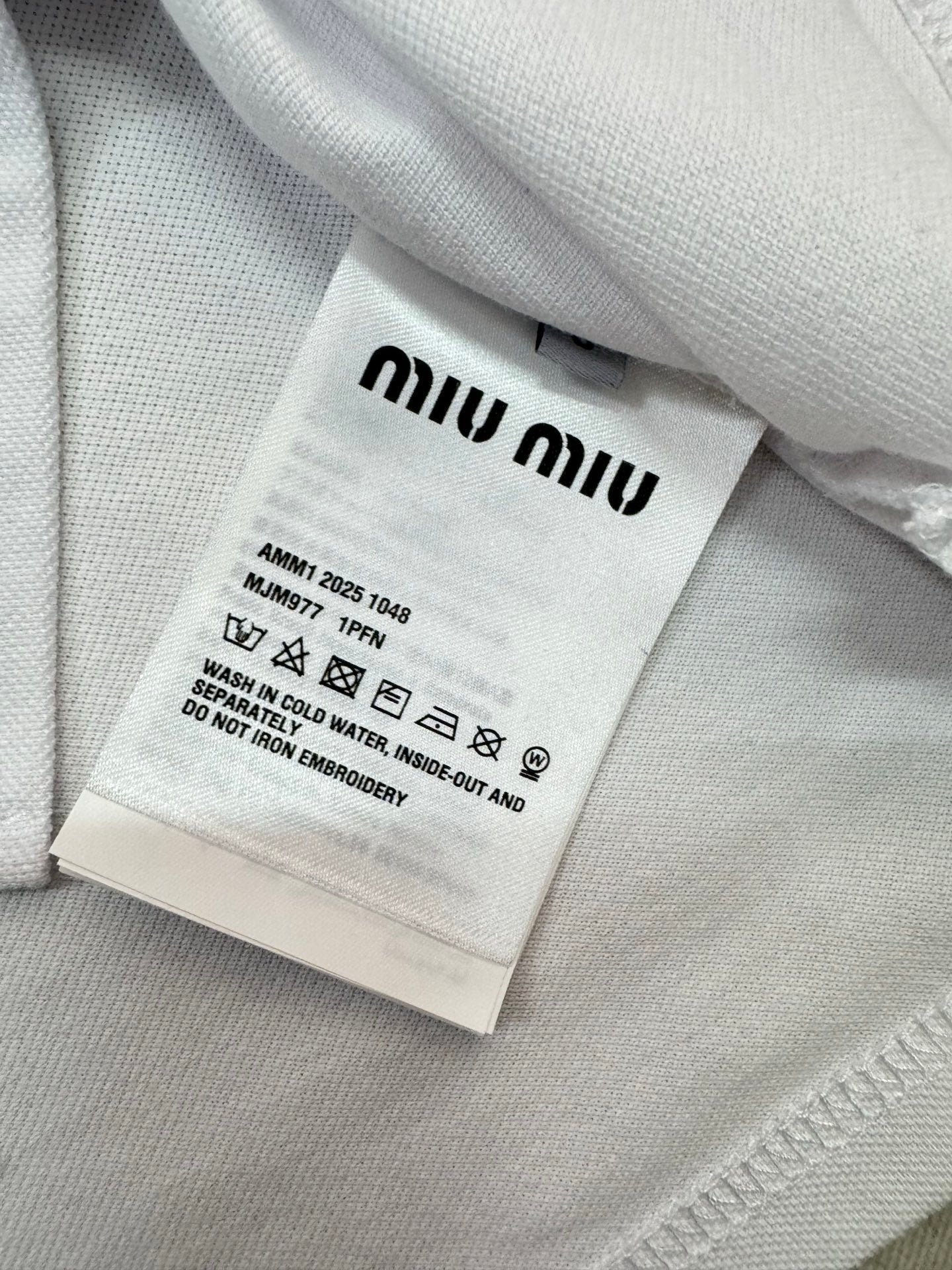 MIUMIU POLO SHIRT STYLE 744