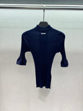 MIUMIU SHORT-SLEEVE SWEATER STYLE 709
