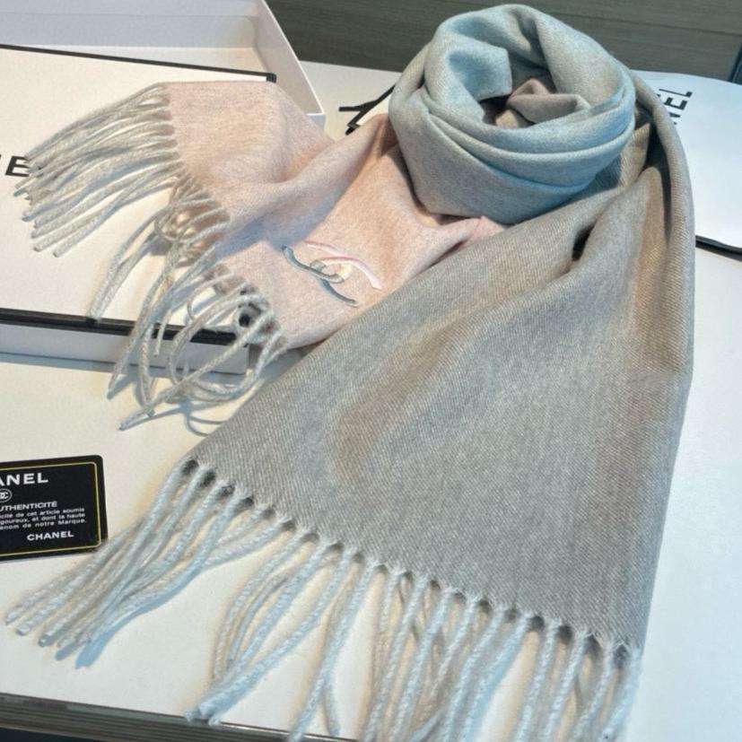 CHANEL SCARF 180 CM IN COLORFUL CASHMERE 387916