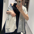 CHANEL SCARF 180 CM IN COLORFUL CASHMERE 402000