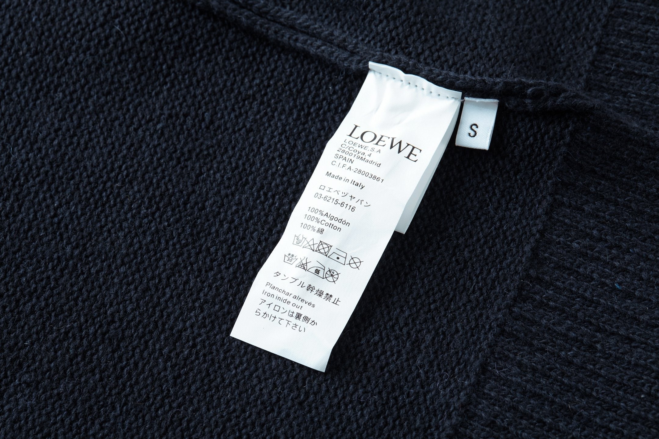 LOEWE HALF-ZIP KNIT SWEATER STYLE 100