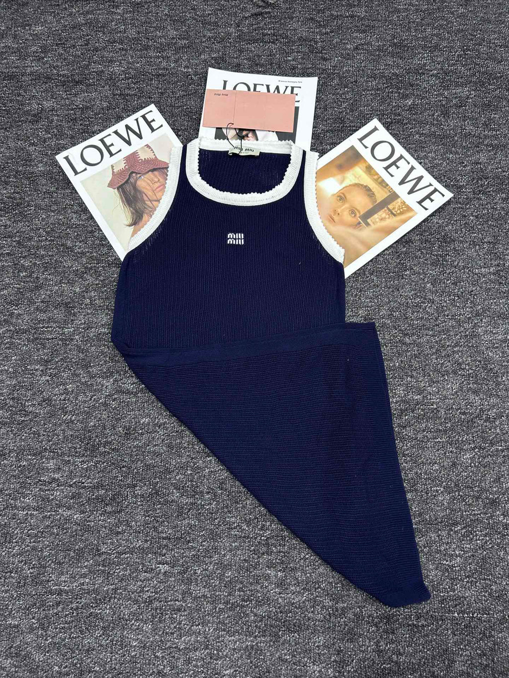 MIUMIU SLEEVELESS KNIT DRESS STYLE 634