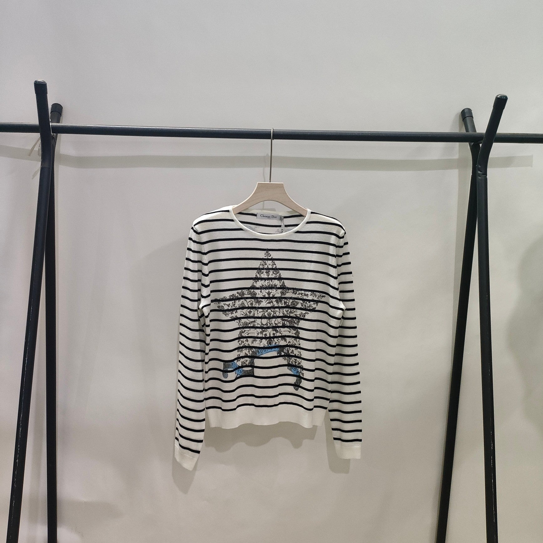 DIOR 25S LONG-SLEEVED KNIT TOP STYLE 334