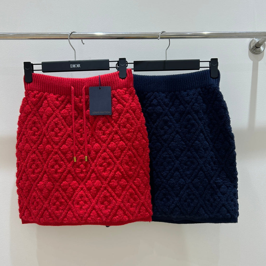LOUIS VUITTON LV 25S MINI SKIRT 0118