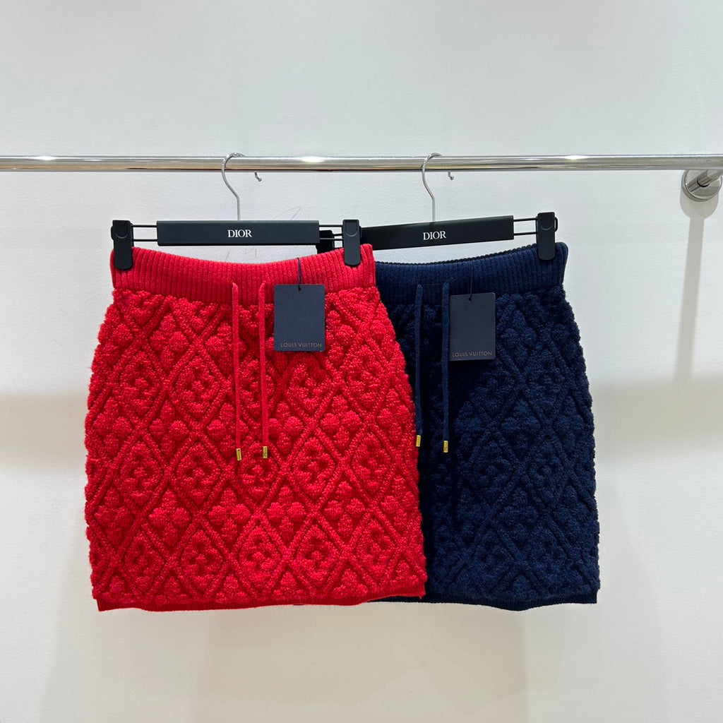 LOUIS VUITTON LV 25S MINI SKIRT 0117