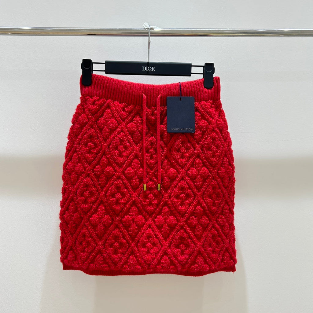 LOUIS VUITTON LV 25S MINI SKIRT 0117