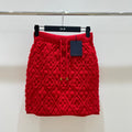 LOUIS VUITTON LV 25S MINI SKIRT 0117