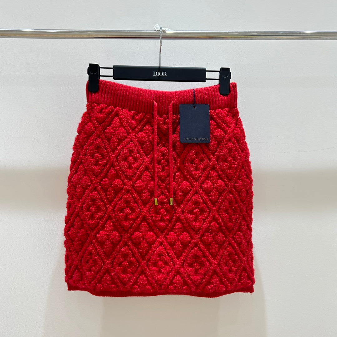 LOUIS VUITTON LV 25S MINI SKIRT 0117
