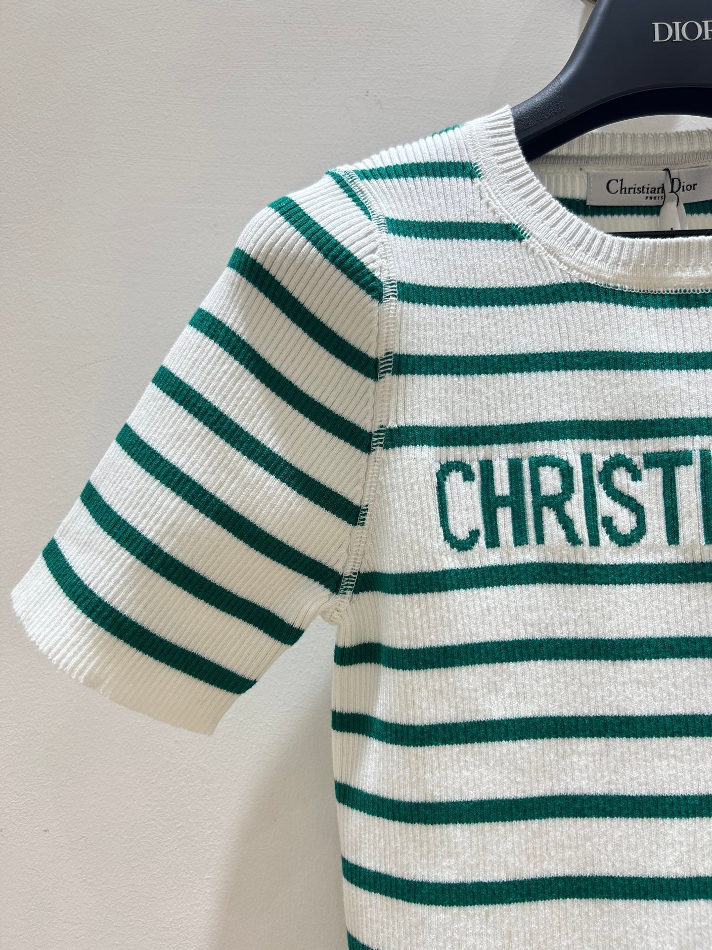 DIOR 25S STRIPED SHORT-SLEEVE T-SHIRT 671