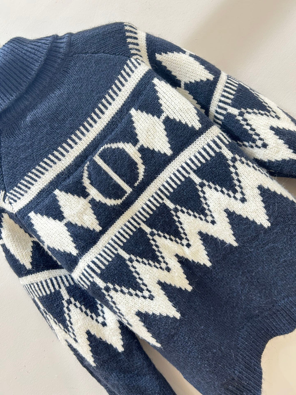 DIOR 25S PATTERNED TURTLENECK SWEATER 718