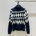 DIOR 25S PATTERNED TURTLENECK SWEATER 718