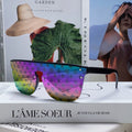 LOUIS VUITTON WAIMEA SUNGLASSES 581361 IN MULTICOLOR ACETATE MONOGRAM ON LENS