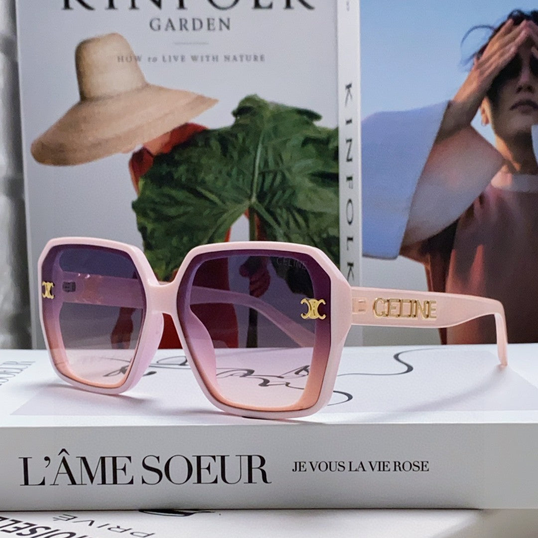 CELINE TRIOMPHE SUNGLASSES 548592 IN PINK ACETATE