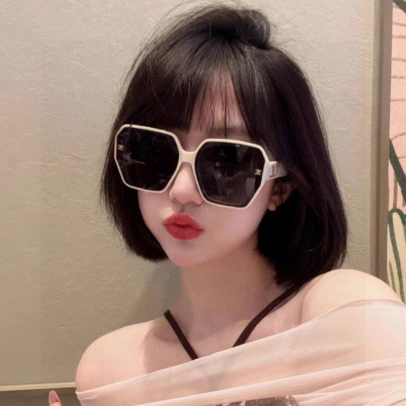 CELINE TRIOMPHE SUNGLASSES 548594 IN WHITE ACETATE