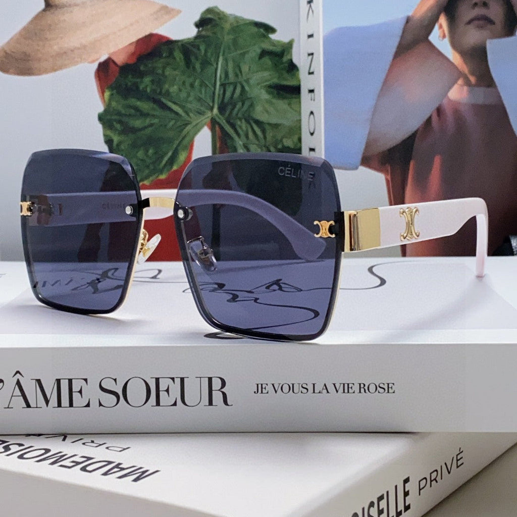 CELINE TRIOMPHE SQUARE SUNGLASSES 552780 IN ACETATE