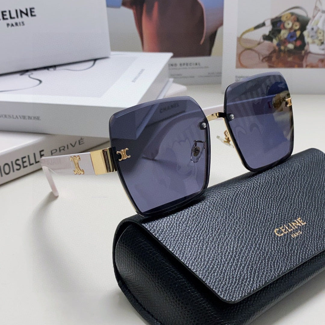 CELINE TRIOMPHE SQUARE SUNGLASSES 552780 IN ACETATE