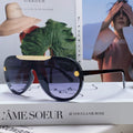 LOUIS VUITTON BLACKWOOD SUNGLASSES 567461 IN BLACK ACETATE GOLD METAL