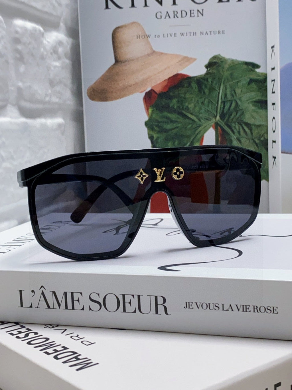 LOUIS VUITTON WAIMEA SUNGLASSES 570270 IN BLACK ACETATE