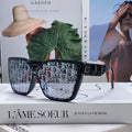 DIOR LADY 95.22 S2F SUNGLASS 571583 IN BLACK ACETATE OBLIQUE MASK