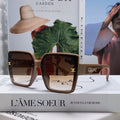 CELINE TRIOMPHE SUNGLASSES 573254 IN CAMEL ACETATE