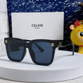 CELINE TRIOMPHE SUNGLASSES 548637 IN BLACK ACETATE
