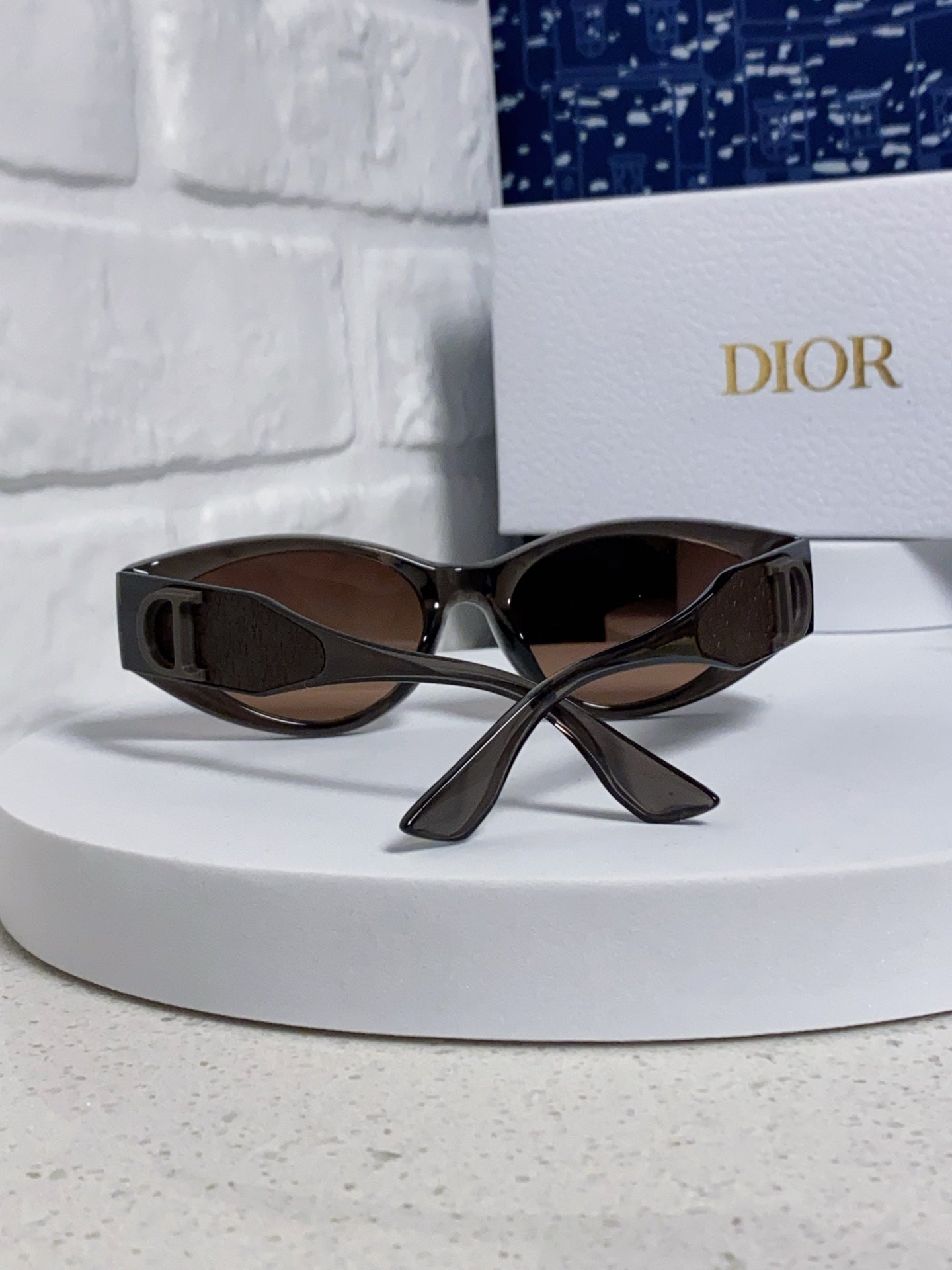 DIOR MONTAIGNE SUNGLASS 578112 IN BROWN ACETATE