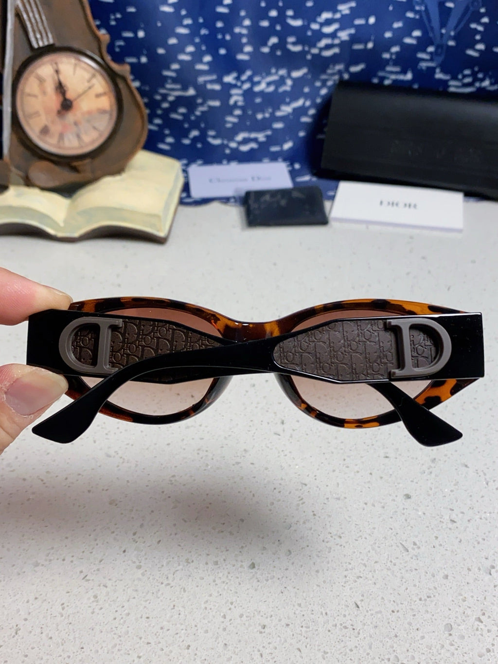 DIOR MONTAIGNE SUNGLASS 578114 IN HAVANA ACETATE