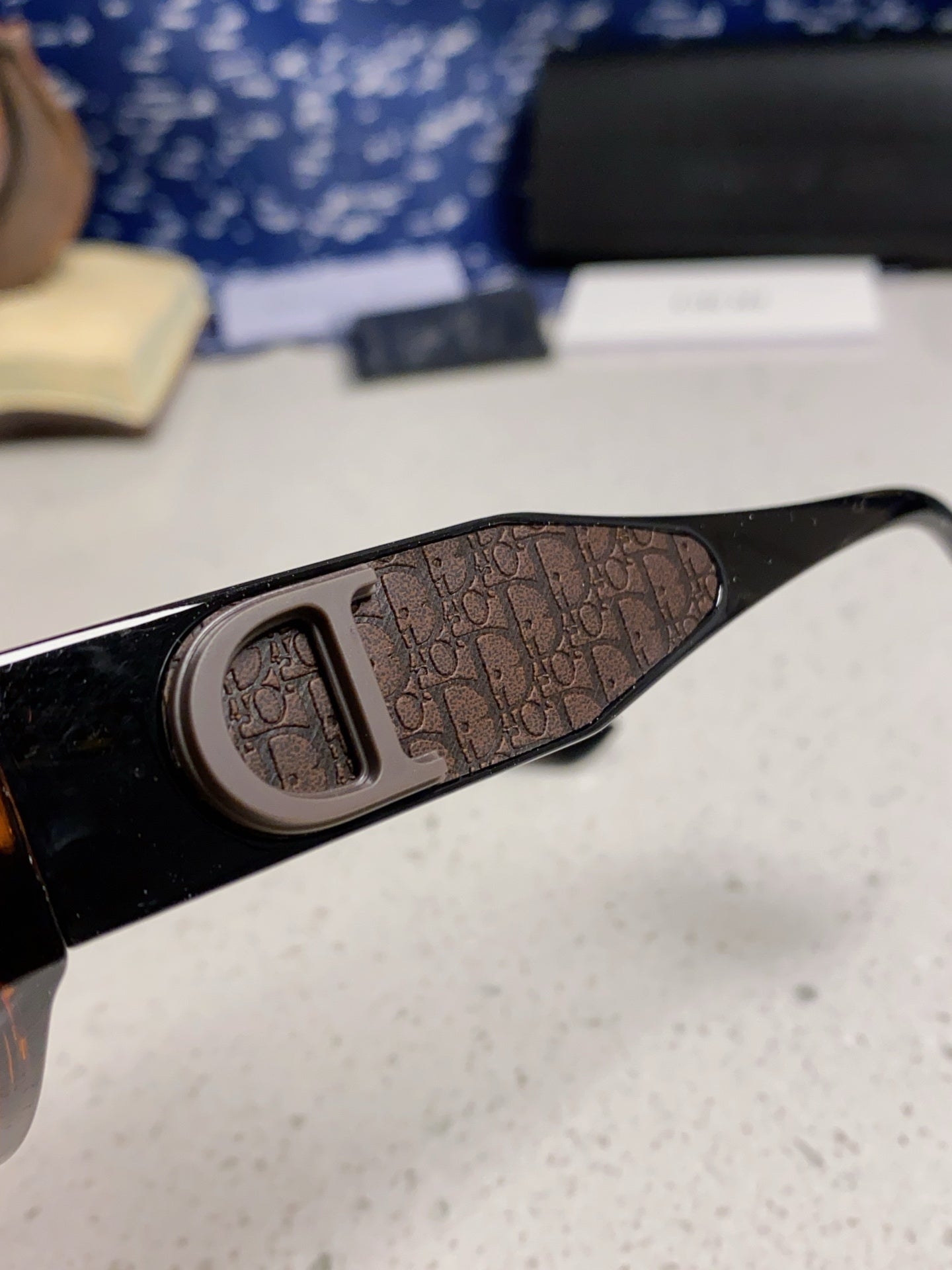 DIOR MONTAIGNE SUNGLASS 578114 IN HAVANA ACETATE
