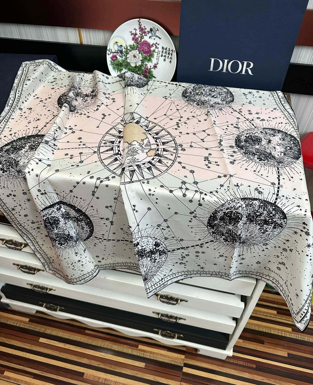 DIOR SCARF 90 CM IN SILK 651243