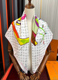 LOUIS VUITTON LV SCARF 90 CM IN SILK 02