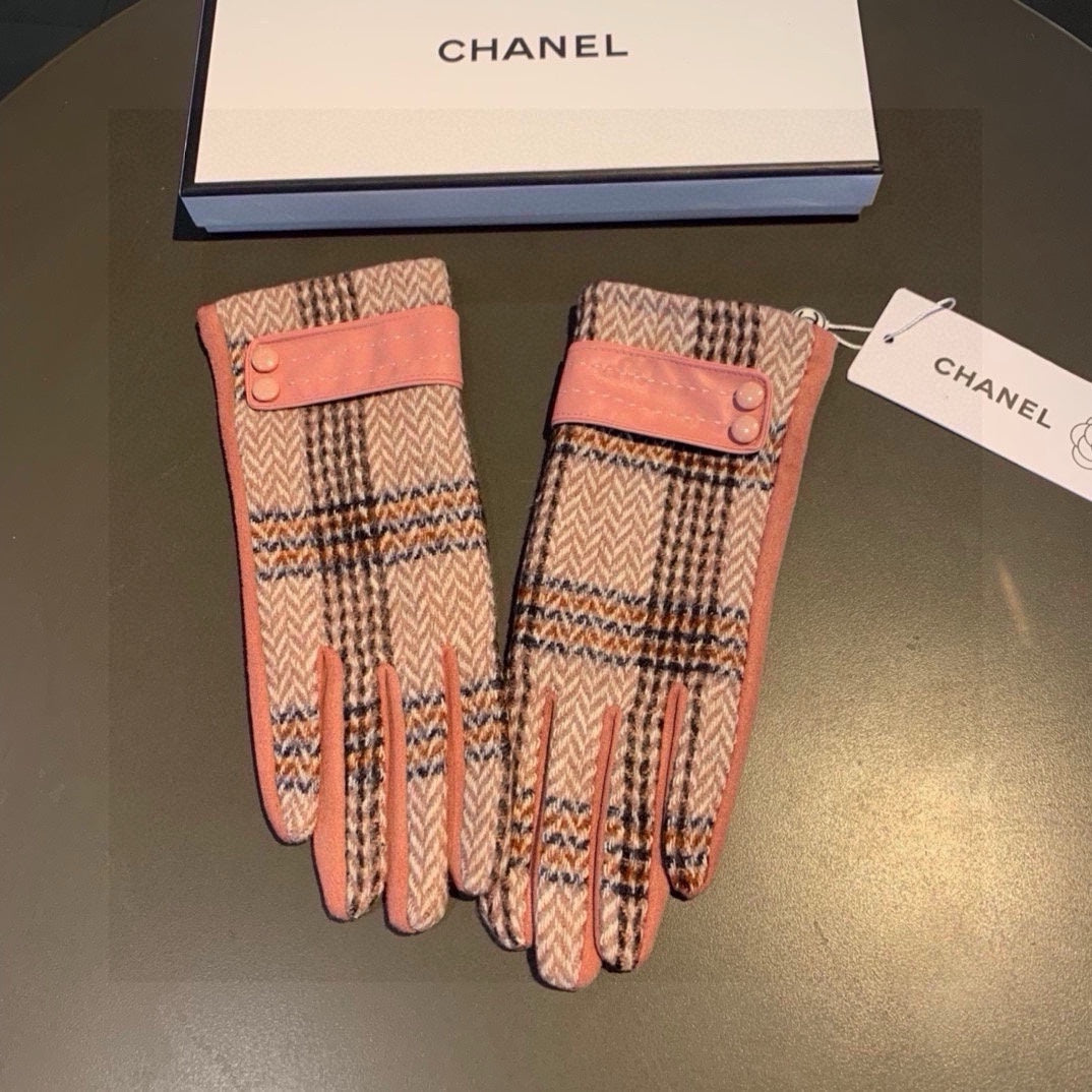 CHANEL GLOVES IN COLORFUL WOOL 429244