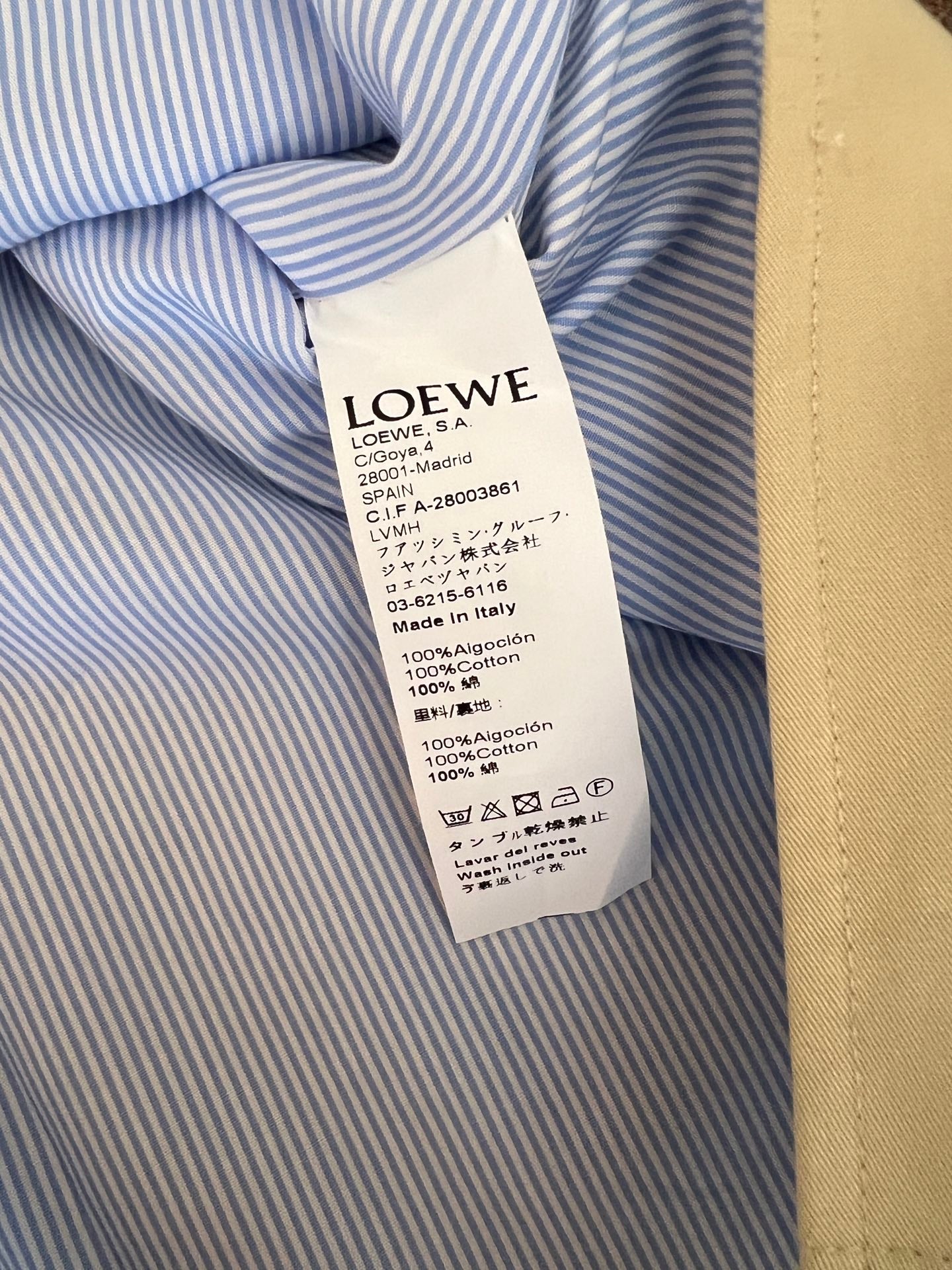 LOEWE JACKET STYLE 42