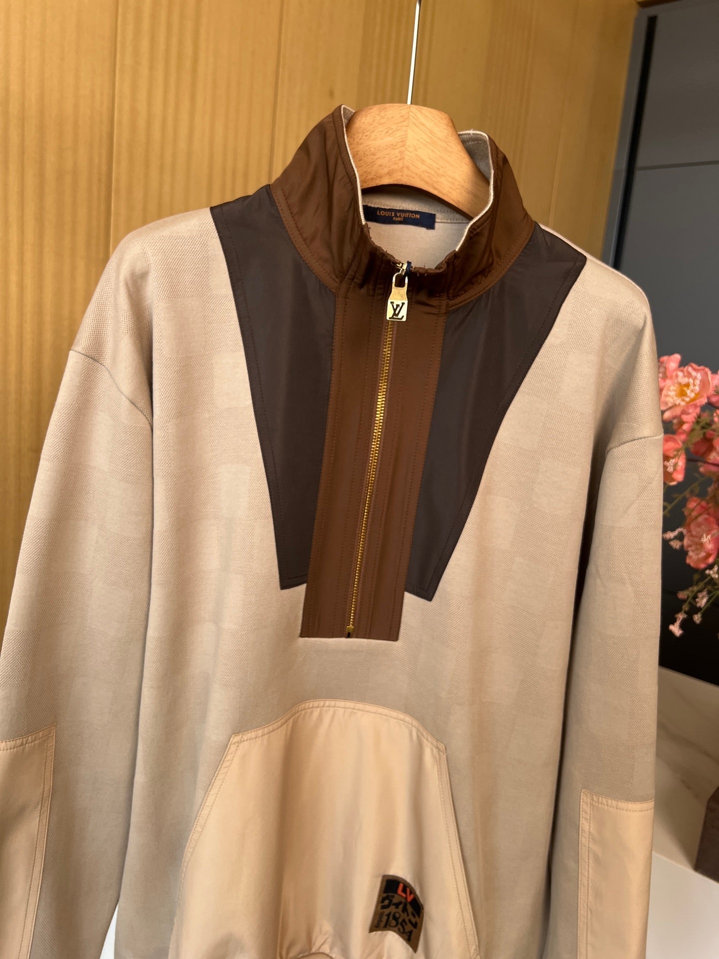 LOUIS VUITTON LV 25S HALF-ZIP PULLOVER FOR OFFICE 0047
