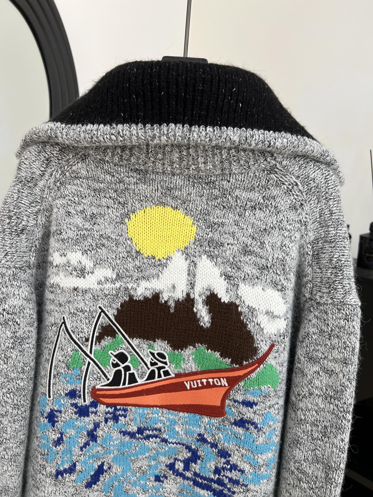 LOUIS VUITTON LV 25S WOOL CARDIGAN 0006