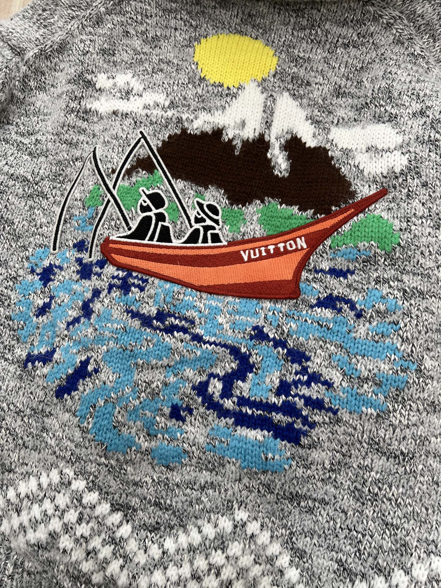 LOUIS VUITTON LV 25S WOOL CARDIGAN 0006