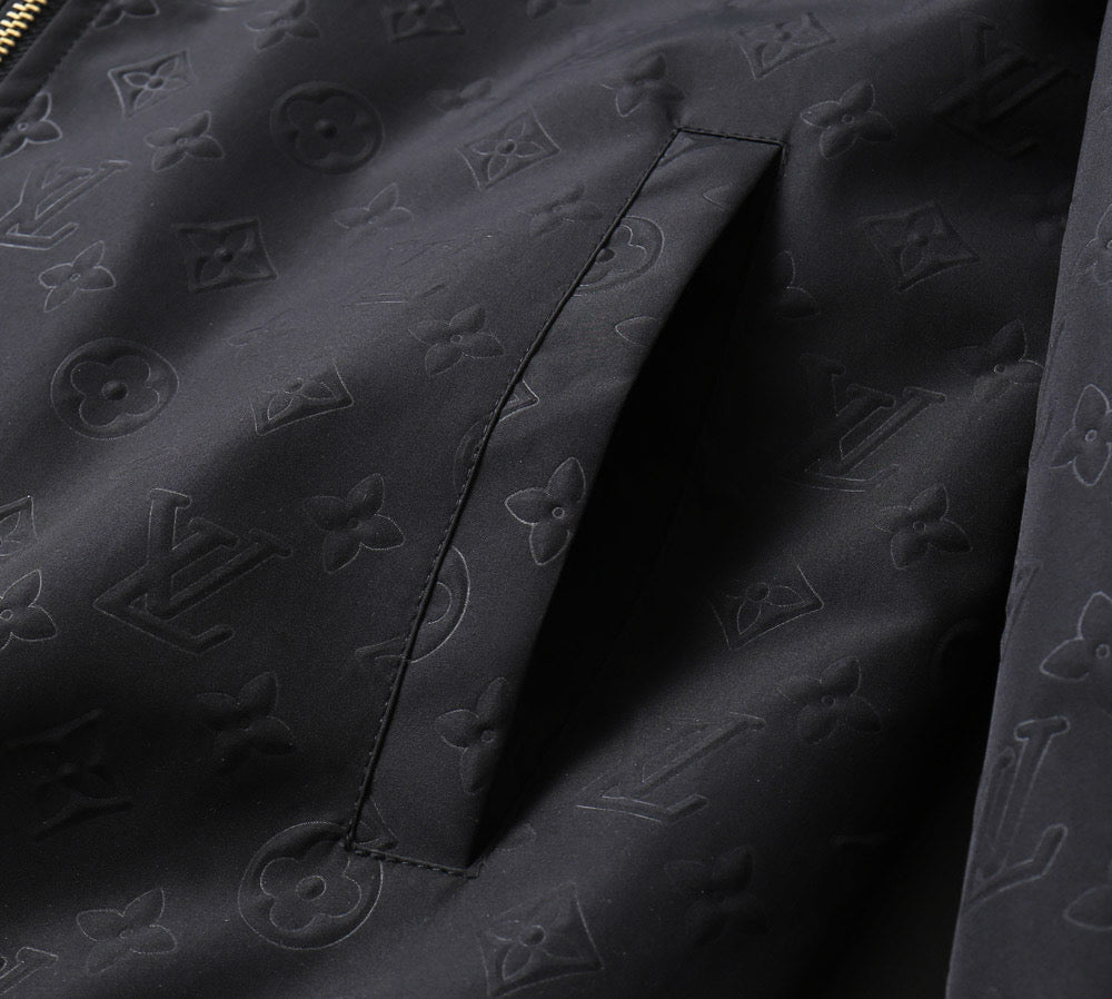 LOUIS VUITTON LV HOODED JACKET BLACK 239058