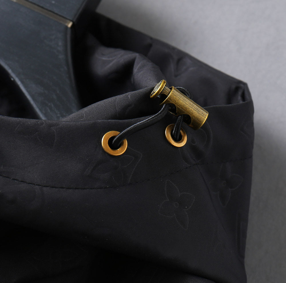 LOUIS VUITTON LV HOODED JACKET BLACK 239058