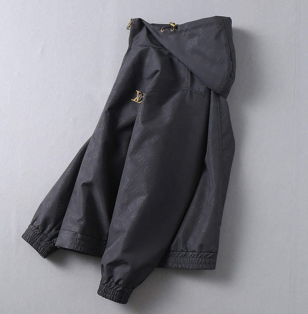 LOUIS VUITTON LV HOODED JACKET BLACK 239058