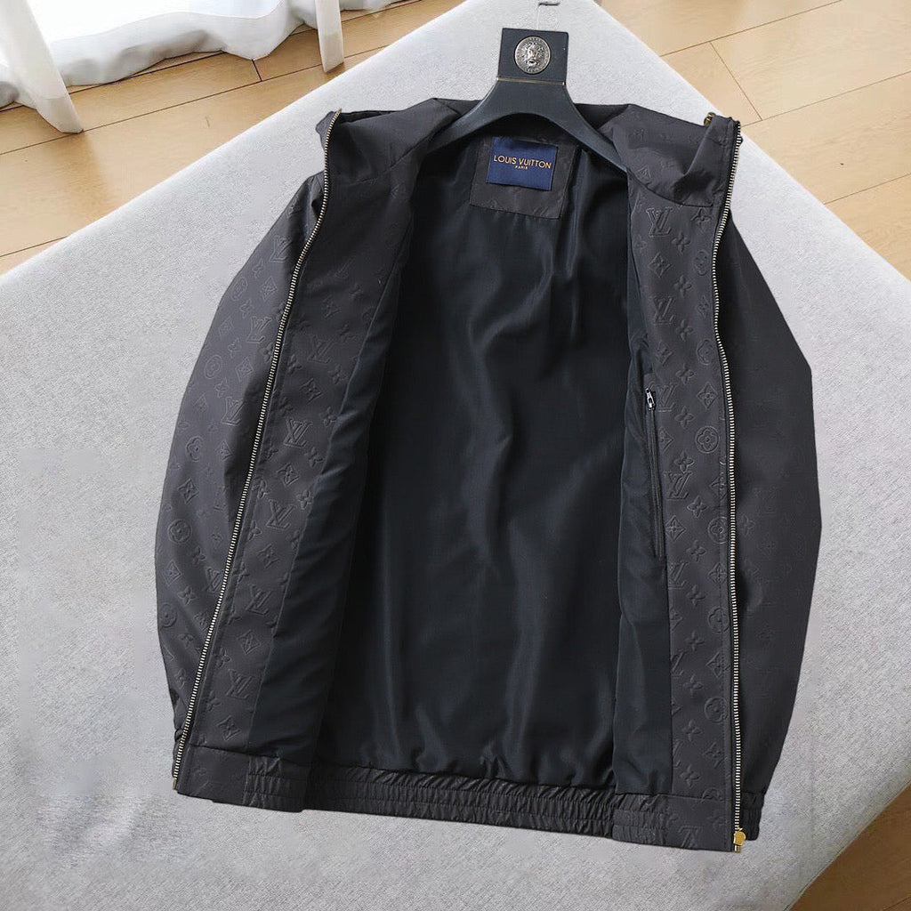 LOUIS VUITTON LV HOODED JACKET BLACK 239058