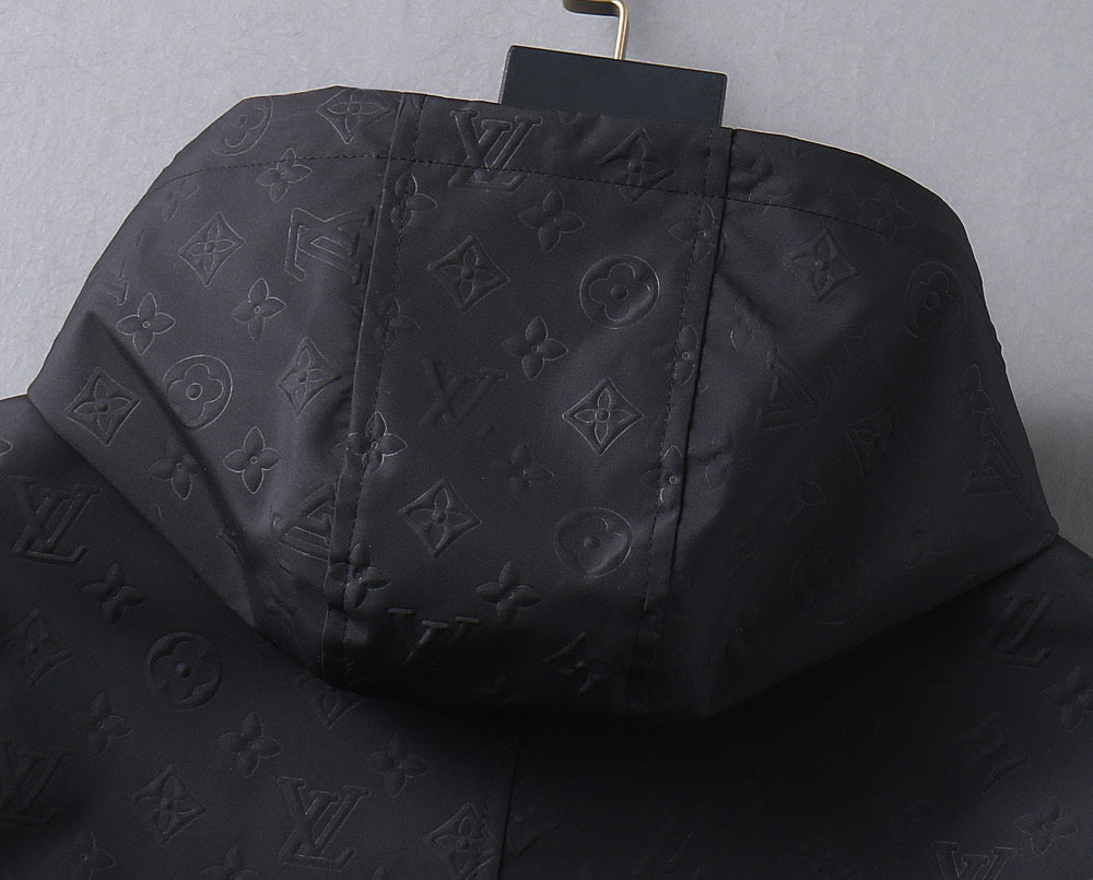 LOUIS VUITTON LV HOODED JACKET BLACK 239058