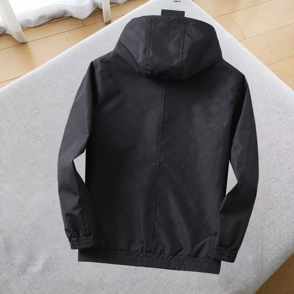 LOUIS VUITTON LV HOODED JACKET BLACK 239058