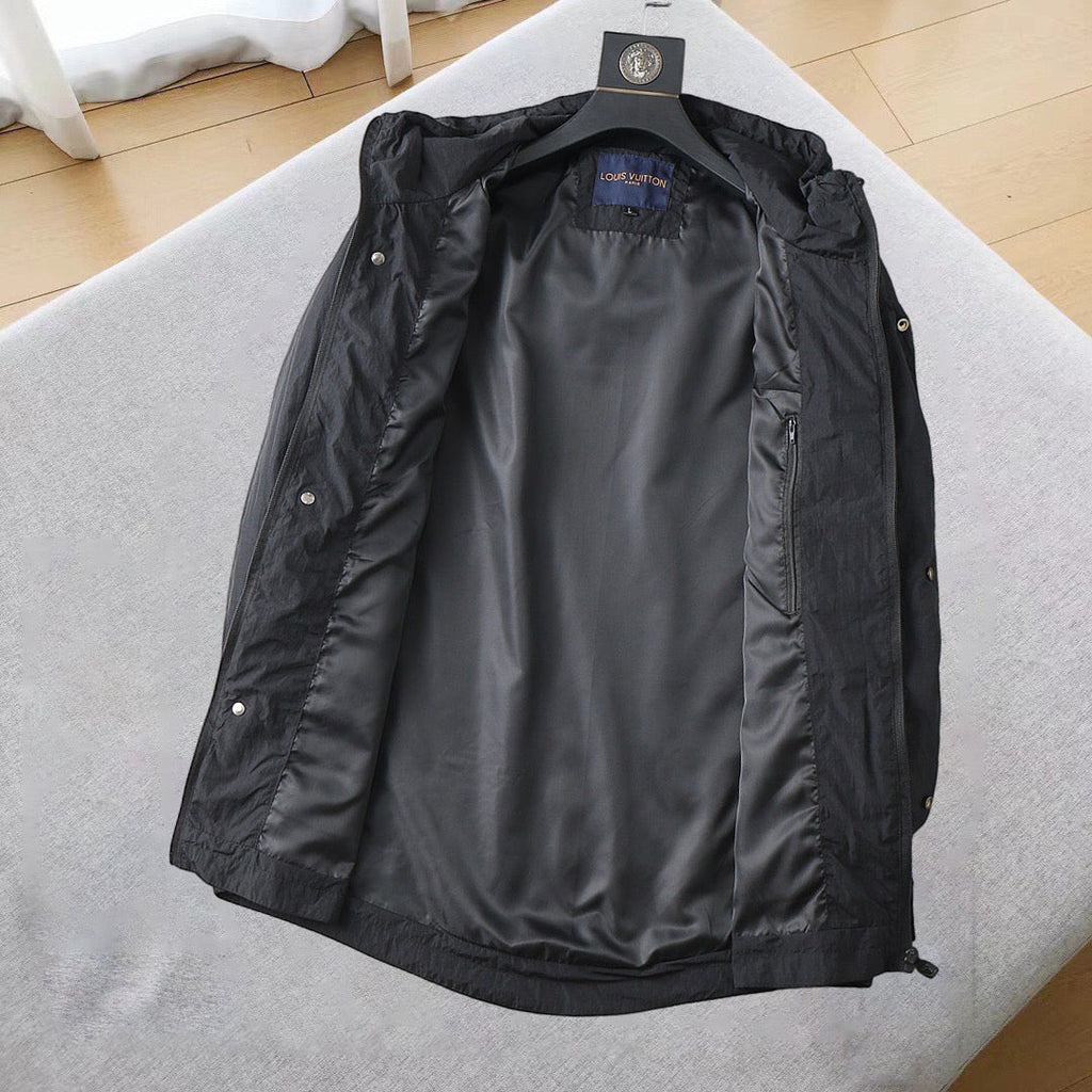 LOUIS VUITTON LV HOODED JACKET BLACK 239047