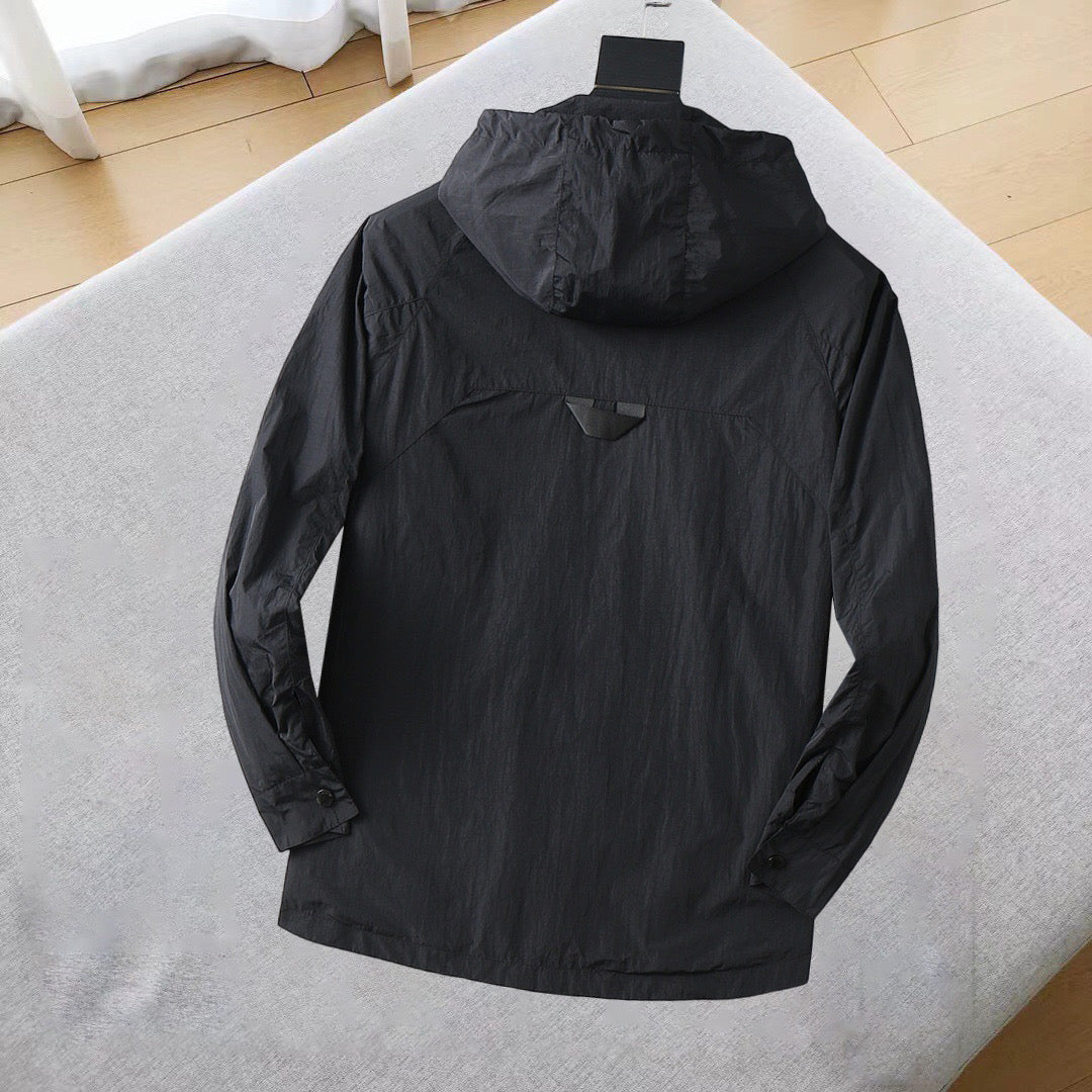 LOUIS VUITTON LV HOODED JACKET BLACK 239047