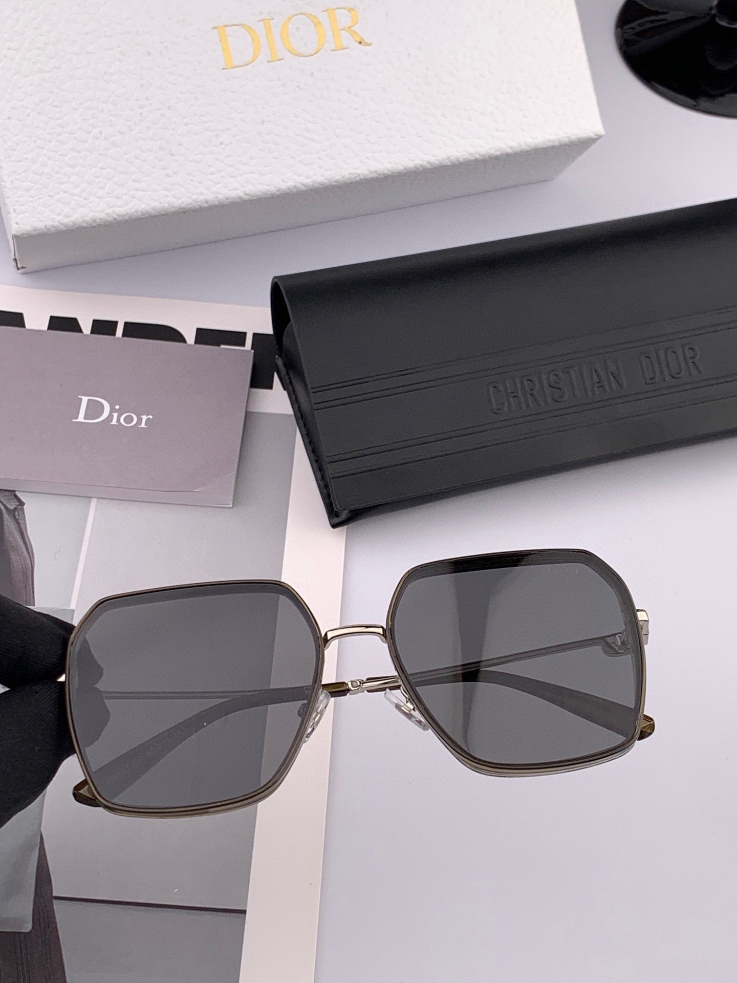 DIOR MONTAIGNE SUNGLASS D7635 IN METAL