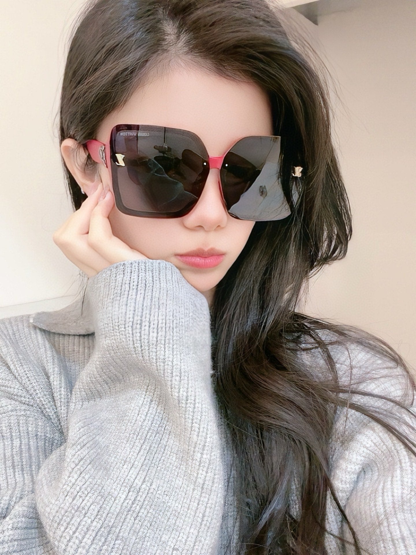 LOUIS VUITTON SQUARE SUNGLASSES L3230 IN ACETATE