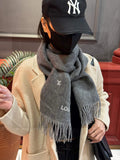 LOUIS VUITTON LV SCARF 180 CM IN CASHMERE 730576