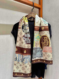 LOUIS VUITTON LV SCARF 140 CM IN SILK 732101