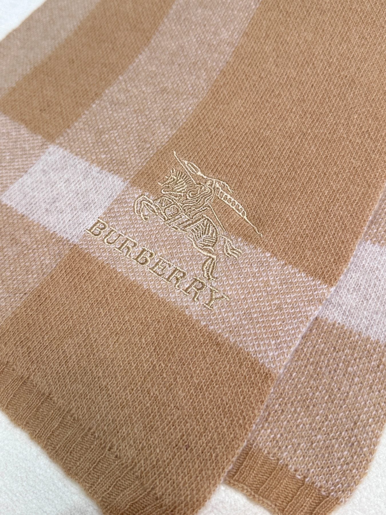 SCARF 190 CM IN TUSCAN BEIGE CASHMERE 398394